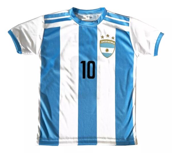 Argentinian Soccer Jersey No. 10 Messi - Image 3