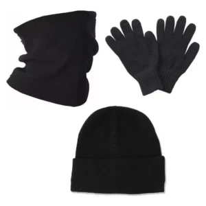 Beanie, Neck Warmer & Gloves